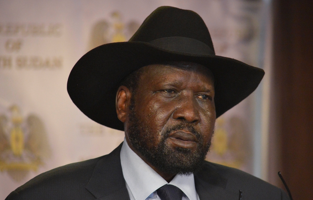 南蘇丹首任總統基爾。  （湯森路透）