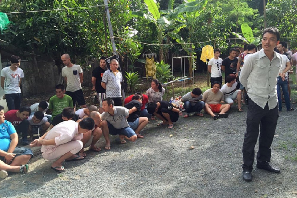 柬埔寨逮捕12名台籍詐欺嫌犯，柬埔寨警方表示將遣送中國。（美聯社）