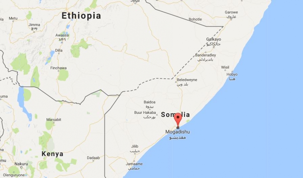 索馬利亞首都11日發生爆炸。（取自Google Map）