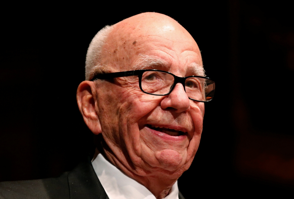 媒體大亨梅鐸（Rupert Murdoch）旗下21世紀福斯（Twenty-First Century Fox）與英國天空廣播集團（British Sky Broadcasting Group）達成收購協議。（湯森路透）