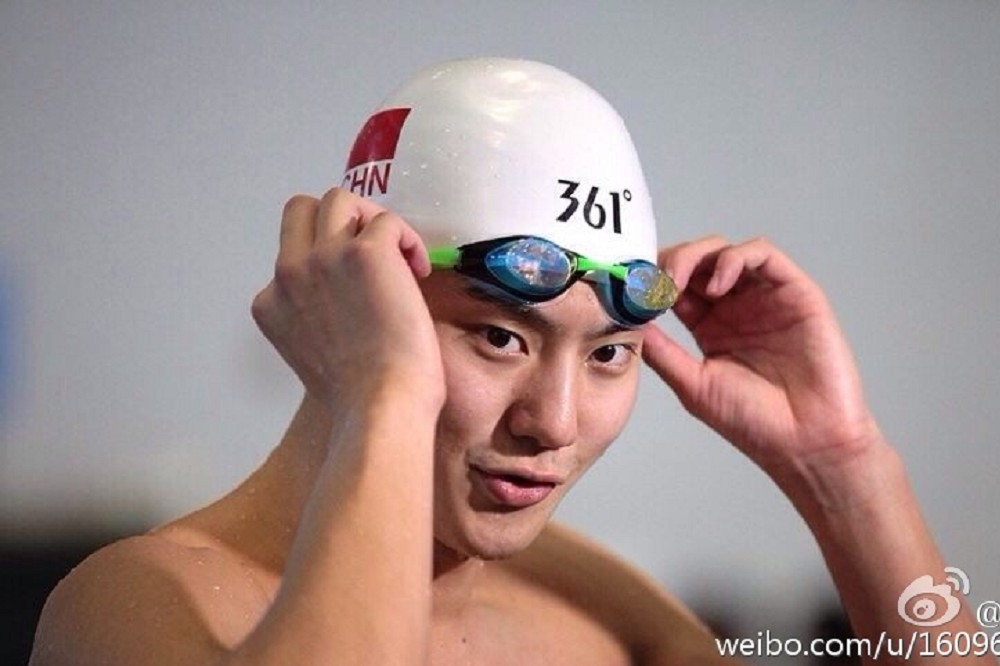 2015年世界游泳錦標賽100公尺自由式冠軍寧澤濤。  （翻攝自寧澤濤微博）