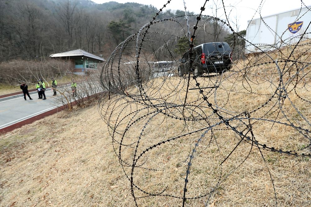 韓國正穩步推進薩德部署計劃，樂天集團並已和政府簽訂換地協議，落實了薩德的用地問題，後續遂引發中國強烈反彈。（薩德部署地點／湯森路透）