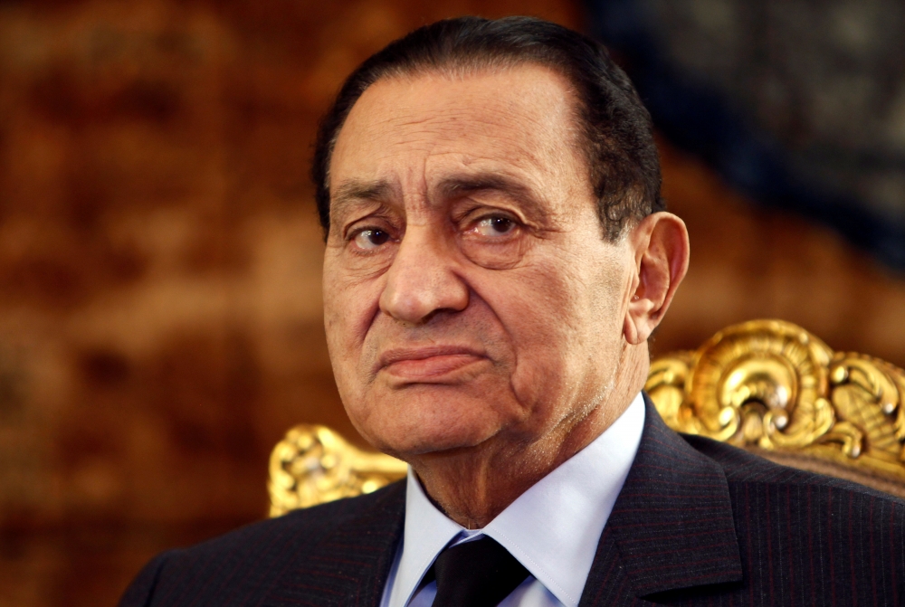 埃及前獨裁者穆巴拉克（Hosni Mubarak）。（湯森路透）