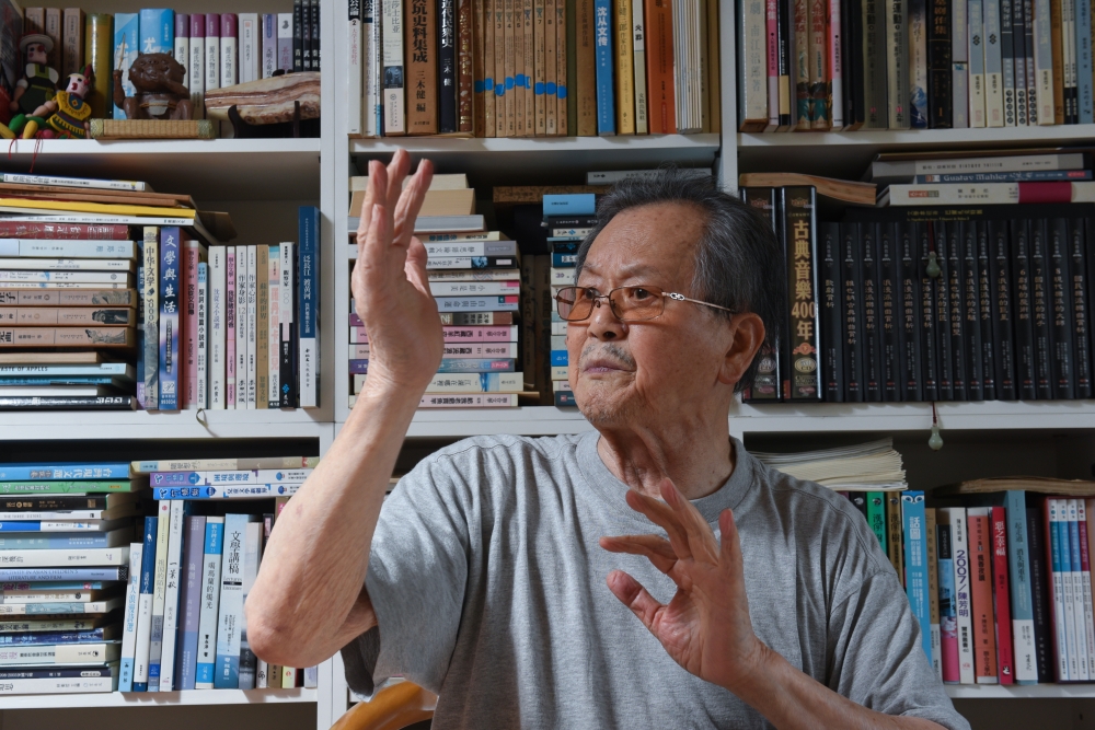 黃春明為台灣當代重要的文學作家。（攝影：葉信菉）