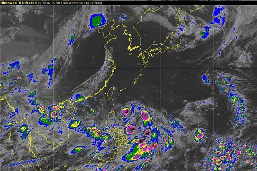 彭啟明表示，低氣壓是否成颱目前仍難以判定，但16、17日其外圍環流會影響台灣，造成局部陣雨。（圖片取自於彭啟明臉書）