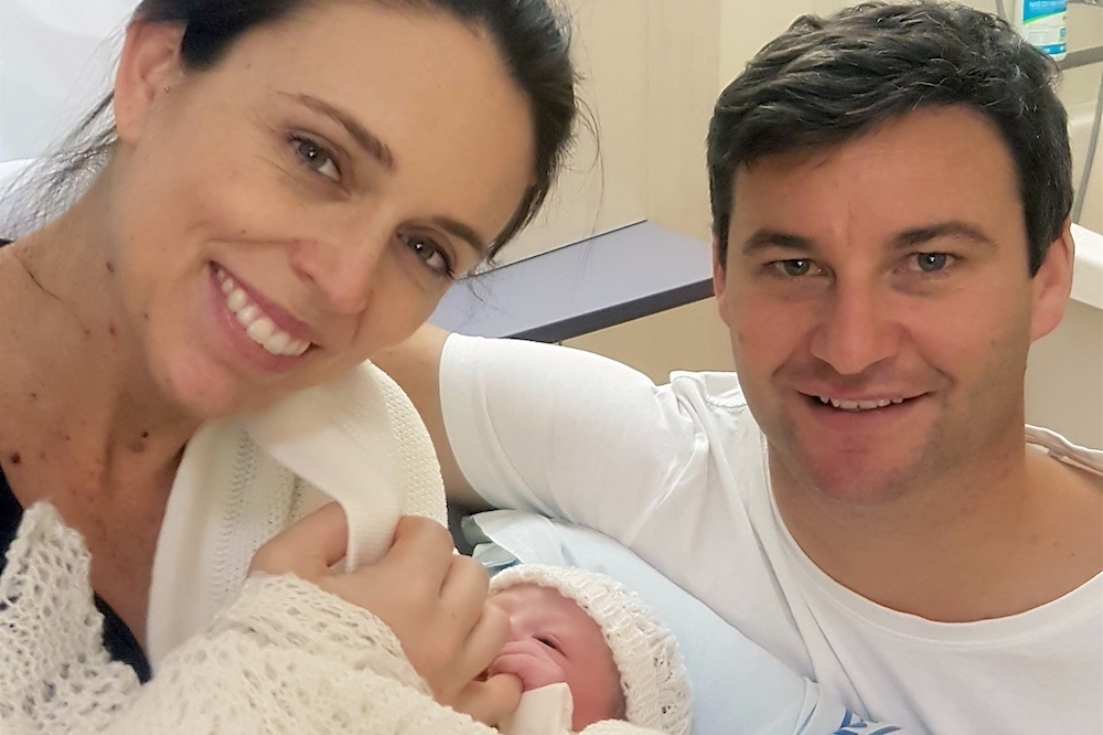 紐西蘭總理阿德恩21日誕下一名女嬰。（美聯社）