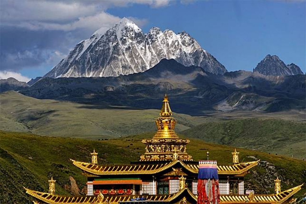 西藏經歷數十年的動盪後，已漸漸融入中國。（翻攝自推特）