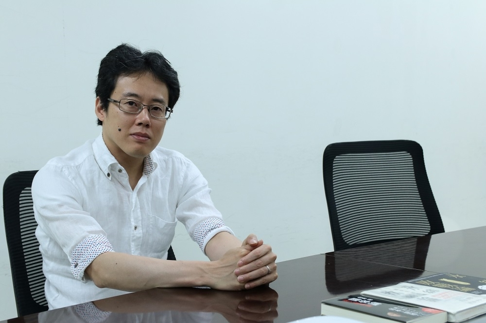 日本京都精華大學人文學部助理教授白井聰。（攝影：張凱婷）