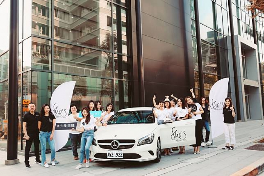 She's Mercedes「Challenge Day 駕馭挑戰之旅」初選的10 位「PIONEER 自信駕馭者」，分享她們熱愛駕駛的理由。（圖片來源：台灣賓士）
