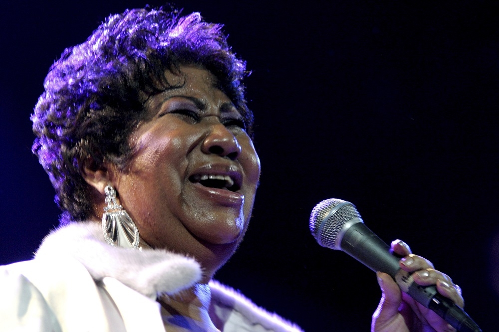 美國「靈魂樂歌后」（Queen of Soul）艾瑞莎．弗蘭克林（Aretha Franklin），16日因胰臟癌病逝於底特律家中，享年76歲。（美聯社）
