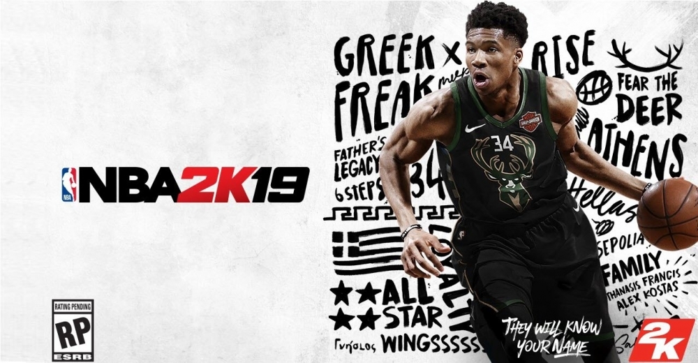 雄鹿隊「字母哥」當選今年《NBA 2K19》封面人物。