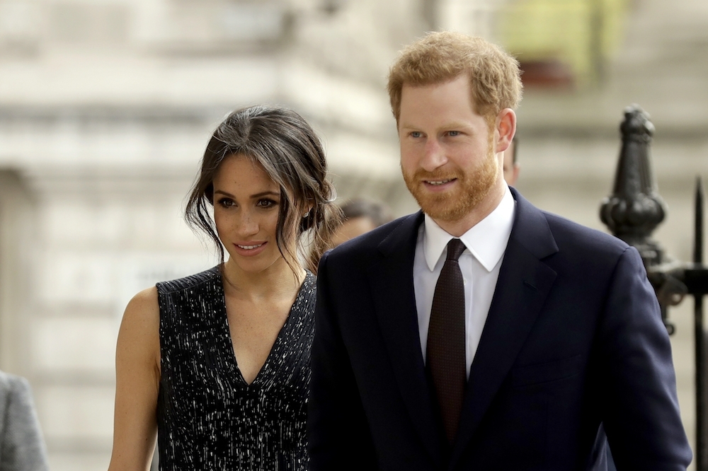 英國哈利王子與美國女星梅根的婚禮19日舉行。（美聯社）