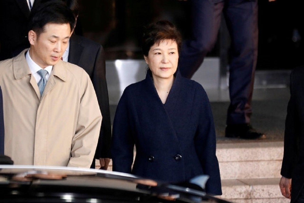 南韓前總統朴槿惠9日緊急送醫檢查背部舊疾，圖為資料照片。（湯森路透）