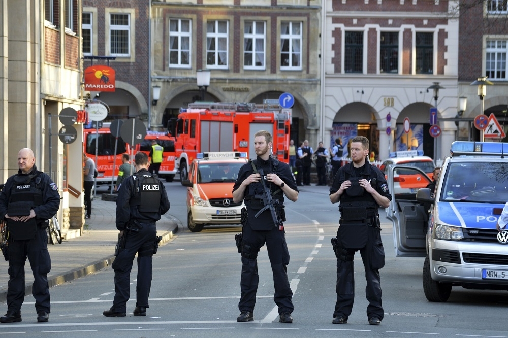 德國西部城市明斯特7日發生汽車攻擊事件（美聯社）