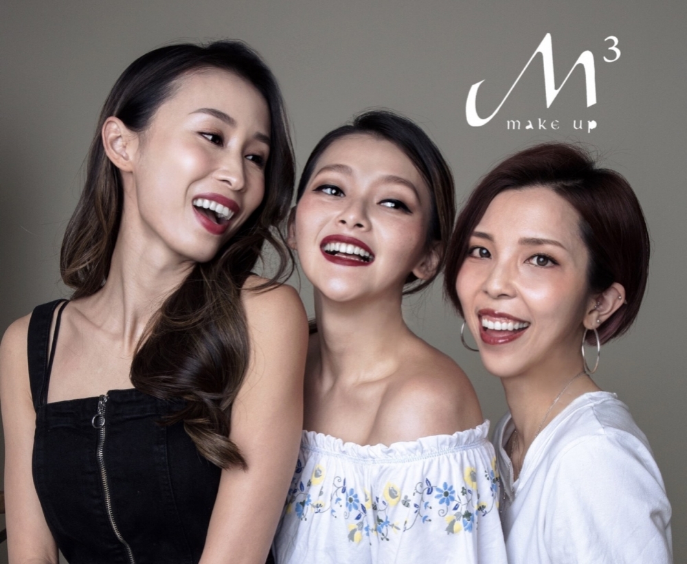 圖說 :三位不同風格(美、歐、日)的專業化妝造型師 Lena Lee(左) 、 Rita Chang(中) 、 Anna Wang(右)

(圖片來源:M³國際彩妝學苑)

