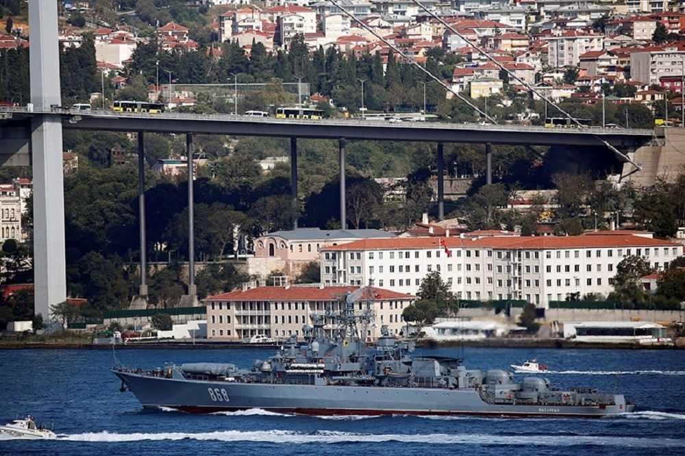 駐紮在敘利亞的俄國艦隊已駛離港口，準備防備美國隨時發動襲擊而作部署。（湯森路透）