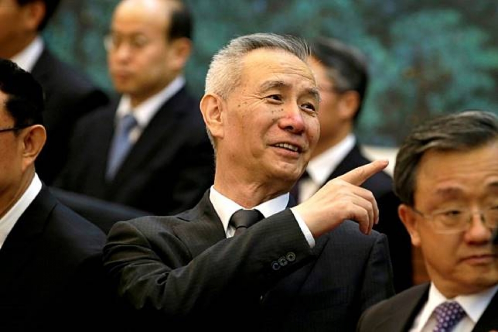 中國國務院副總理劉鶴。（湯森路透）