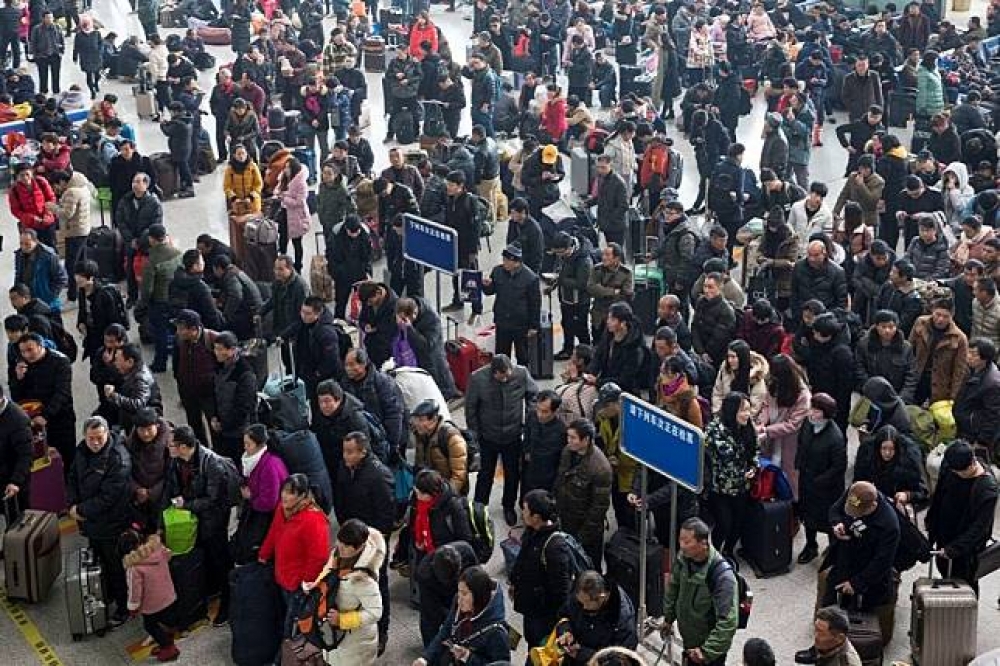 中國人民未來信用評比過低將被禁止搭乘火車和飛機。（湯森路透）