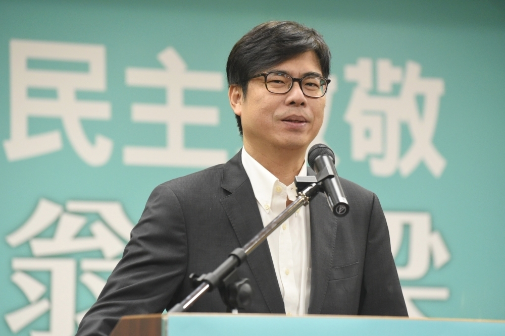 陳其邁將代表民進黨角逐高雄市長。（攝影：葉信菉）