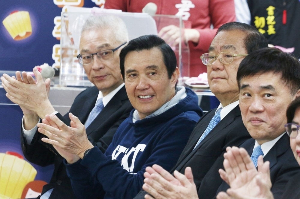 日前有名嘴爆料吳敦義和馬英九有意徵召蔣萬安參選台北市長，對此，吳敦義表示，這是市黨部第一線的工作。（攝影：曾原信）