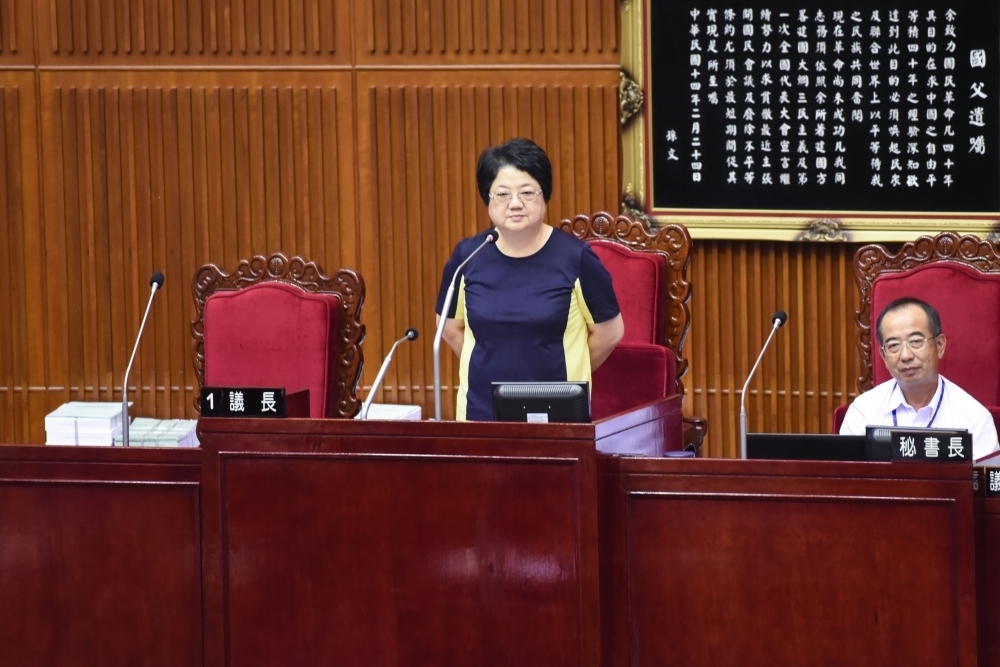 連任5屆台北市議長的吳碧珠近來傳出倦勤，考慮放棄年底競選連任。(攝影：葉信菉)