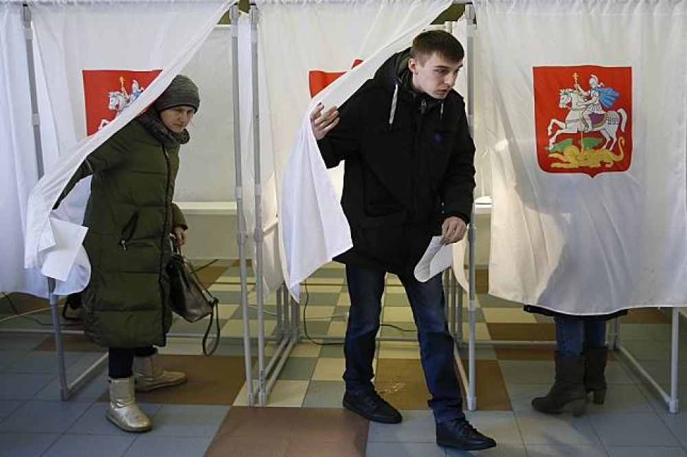 俄羅斯2018總統選舉正式展開。（湯森路透）