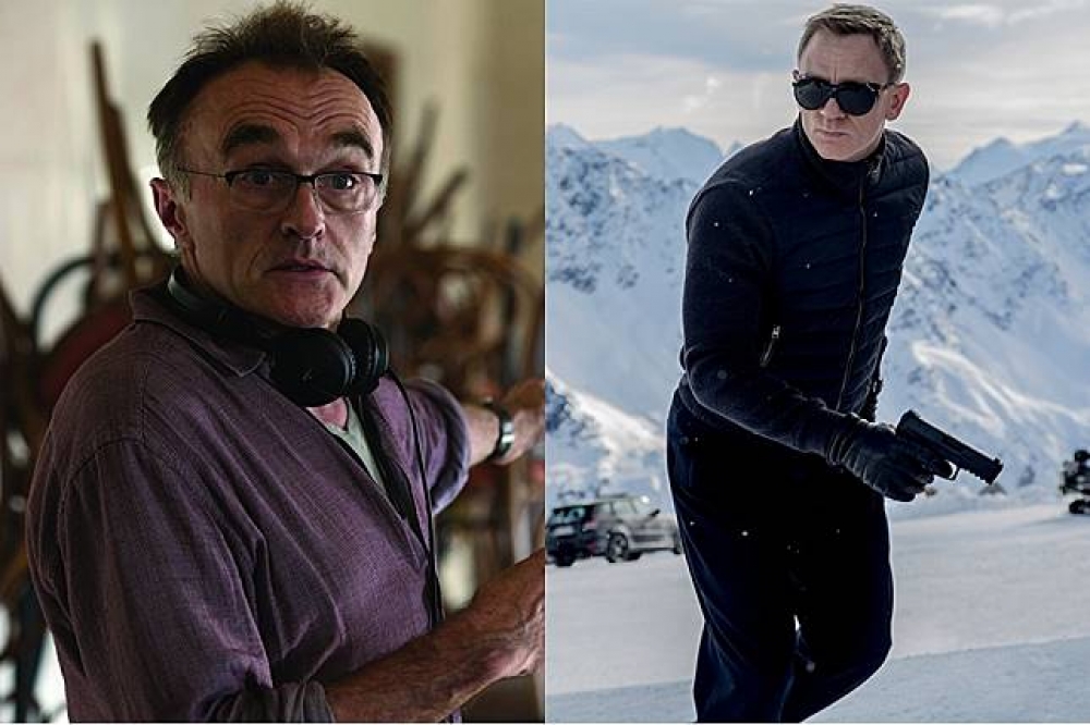 英國名導丹尼鮑伊（左）、丹尼爾克雷格在《007：惡魔四伏》中的扮相（圖片取自IMDb）