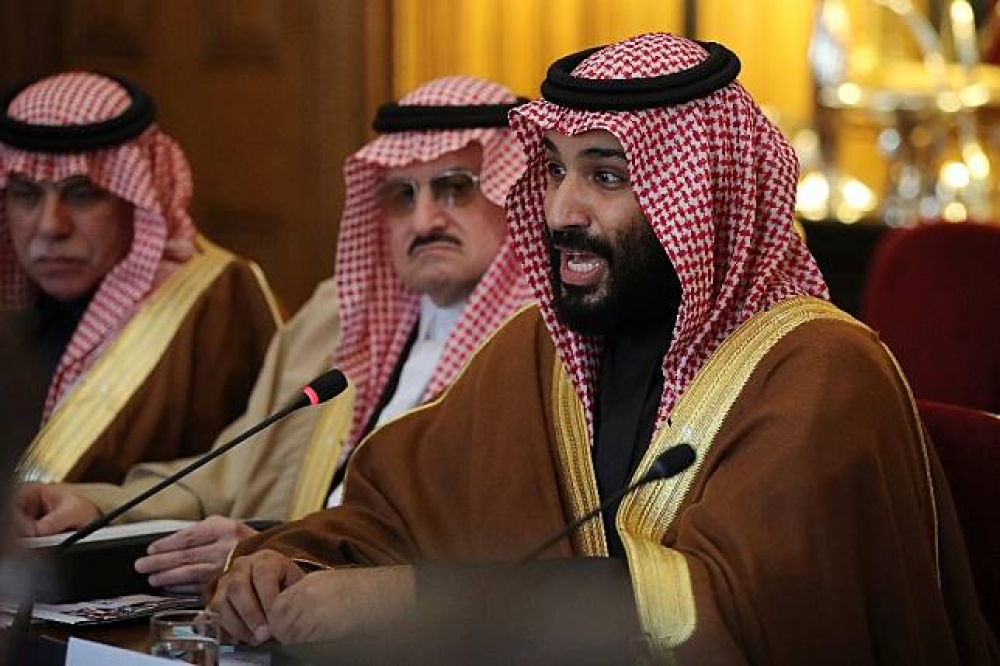 沙烏地阿拉伯王儲表示，若伊朗研發核武，沙國則將立刻跟進。（美聯社）