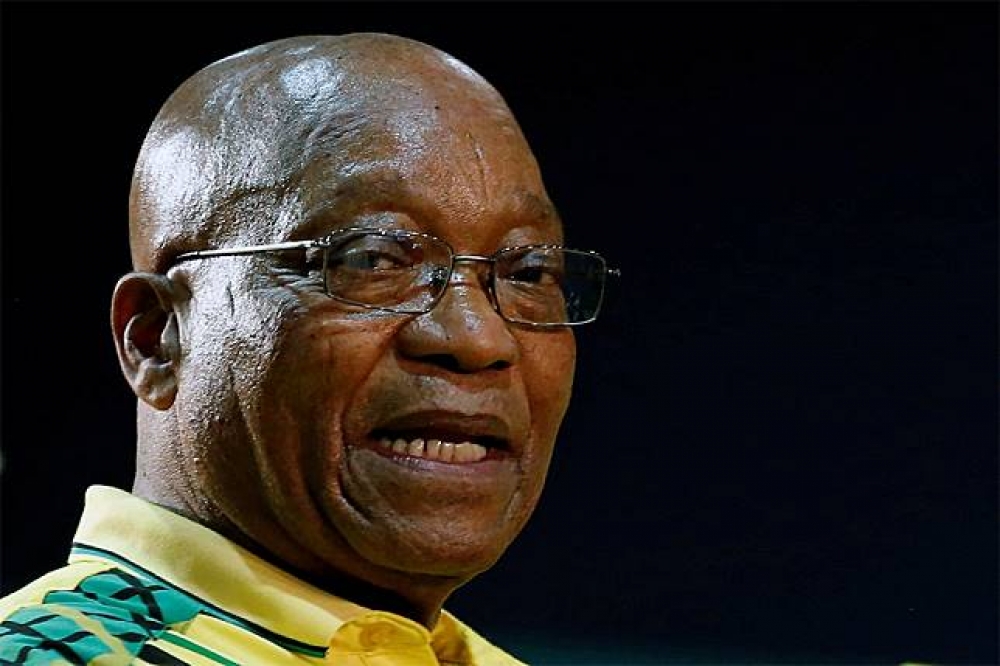 南非總統祖馬（Jacob Zuma）面臨拔位危機。（湯森路透）