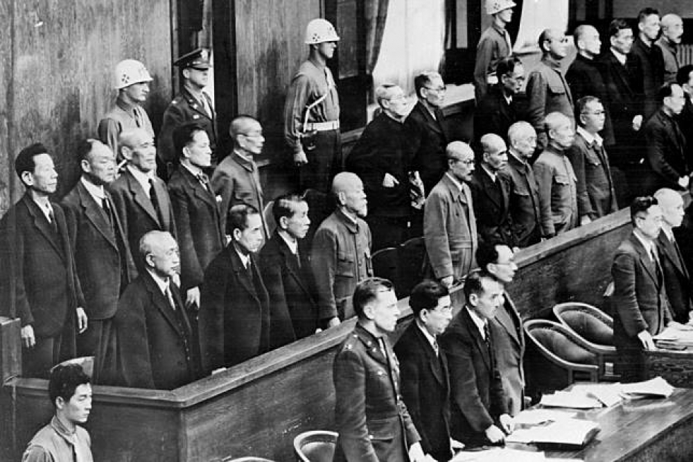 1948年11月4日東京審判宣判。（取自新浪微博）