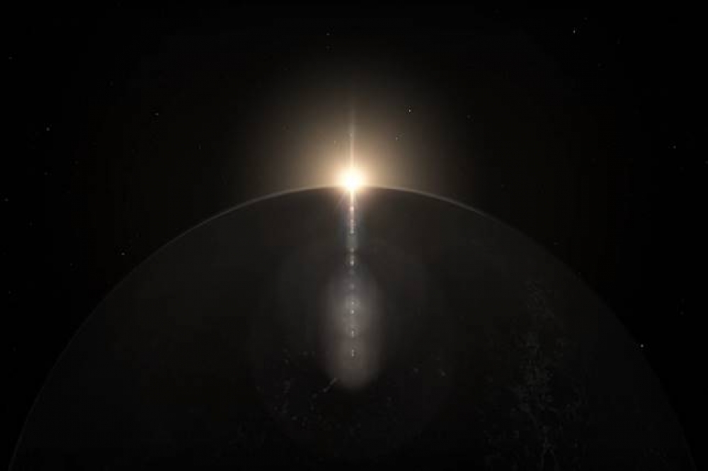 最近天文學家在距離地球11光年外的地方發現了一個與地球差不多大小的行星「羅斯128b」。（翻攝自YouTube）