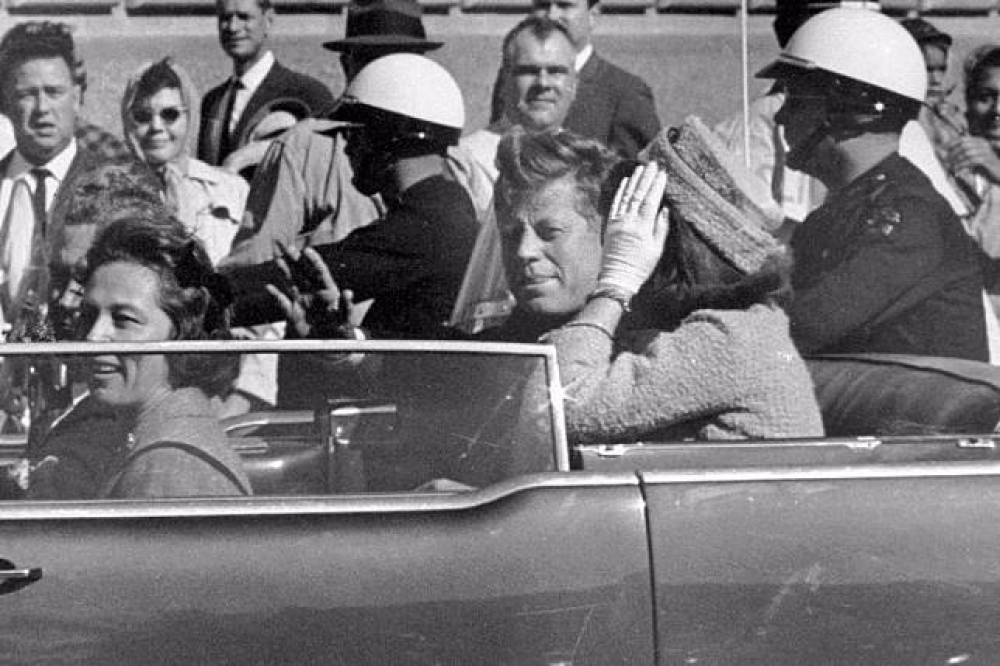 美國前總統甘迺迪1963年11月22日遭刺殺。（美聯社）