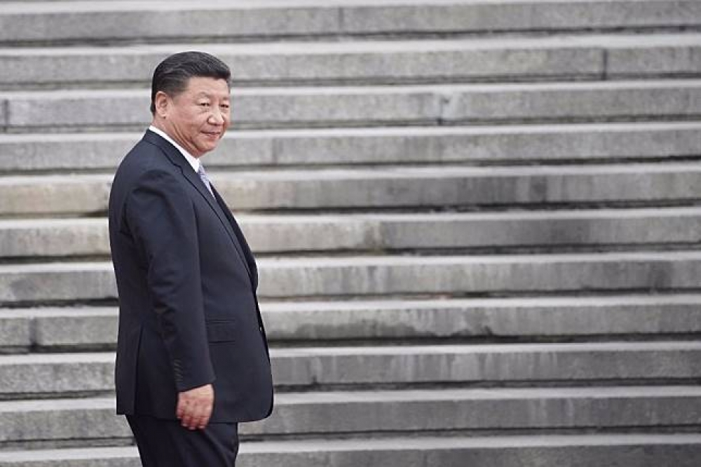 中國國家領導人習近平。（湯森路透）