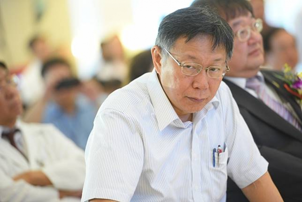 柯文哲表示一定會競選台北市長連任。（資料照片）