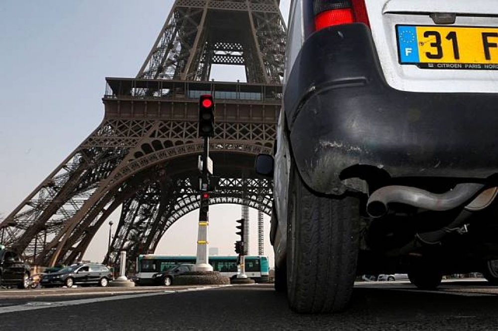 2040年後，法國街頭將看不見燃油車的蹤跡。（湯森路透）
