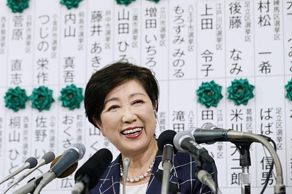 近期之內，小池百合子的東京大改革之戰，將會是日本政壇最受人矚目的焦點。（湯森路透）