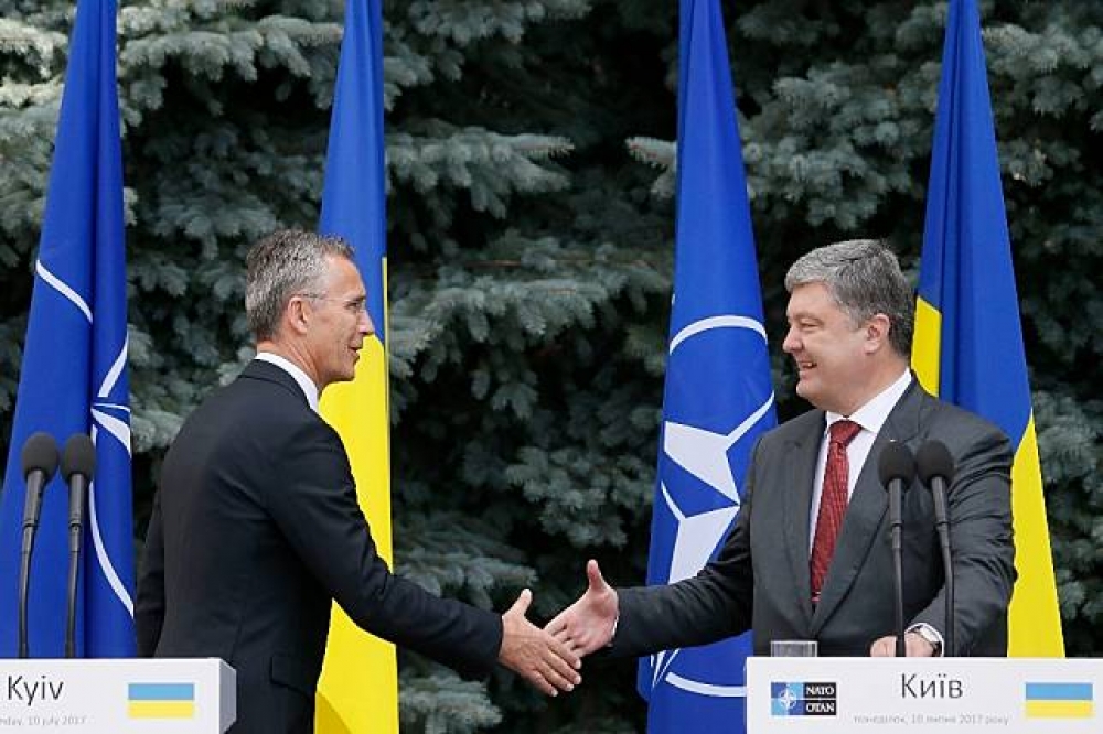 烏克蘭近期與歐盟和北約交往皆有實質的進展。（湯森路透）