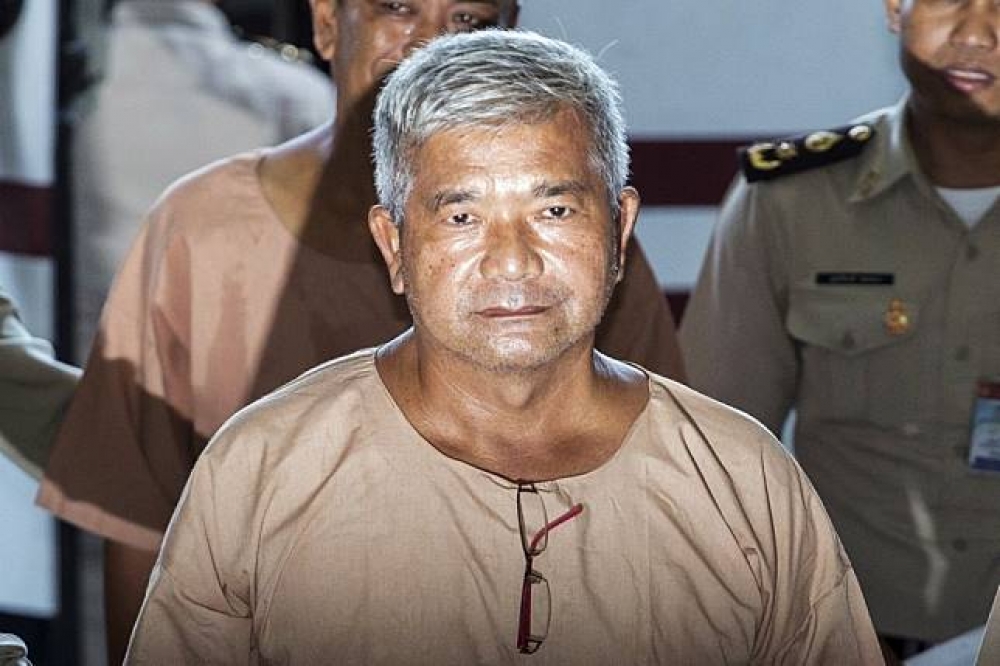 泰國中將馬納斯遭判27年有期徒刑。（湯森路透）