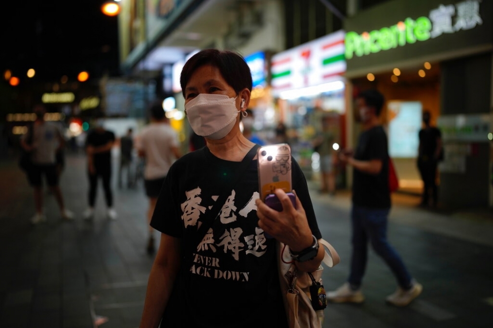 隨着香港政治形勢丕變，在台香港人的處境亦變得相當尷尬。（美聯社）