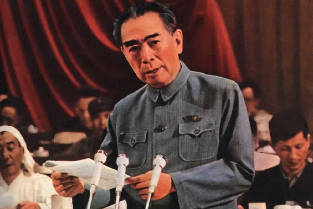 中華人民共和國創建人之一周恩來（圖片取自百度百科）