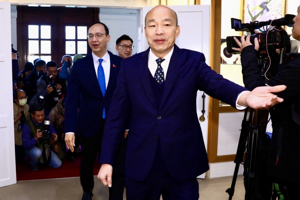 韓國瑜否決國民黨團要求陳建仁到立院報告的連署提案。（資料照片／王侑聖攝）