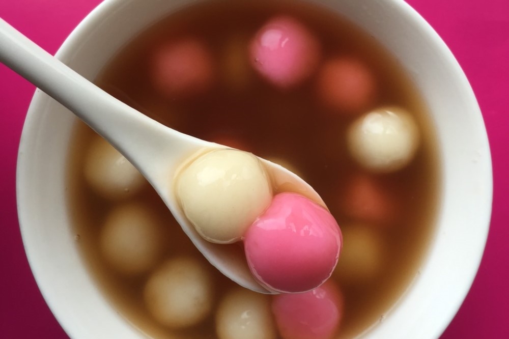 吃甜湯圓可加入紅棗、白木耳。（取自台中市政府衛生局官網）