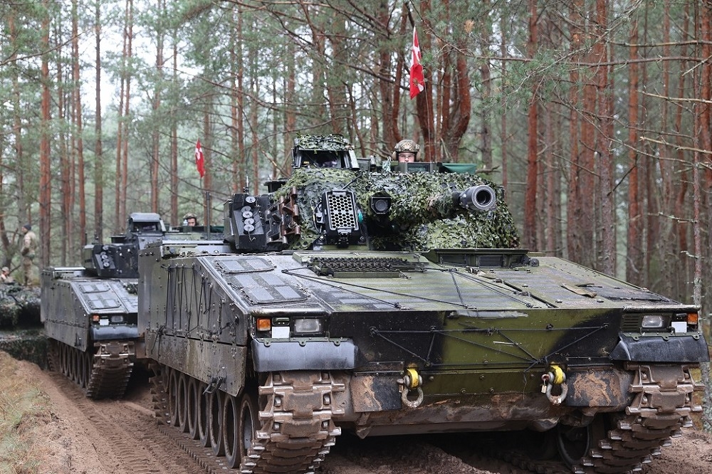 丹麥CV90步兵戰鬥車將展開MLU作業，提升火力與因應未來戰場環境的能力。（取自丹麥國防部網站）