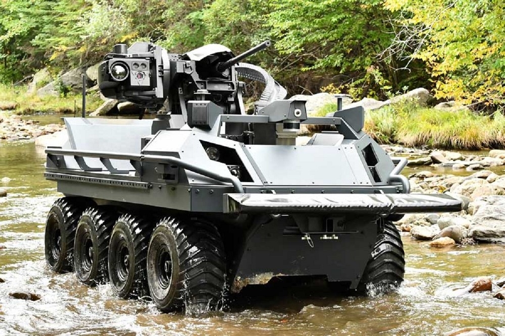 德國萊茵金屬公司明年1月將交付3輛「任務大師SP」無人地面載具，供日本陸上自衛隊測試。（取自萊茵金屬）