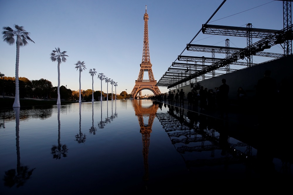 巴黎艾菲爾鐵塔是法國重要的地標。（湯森路透）