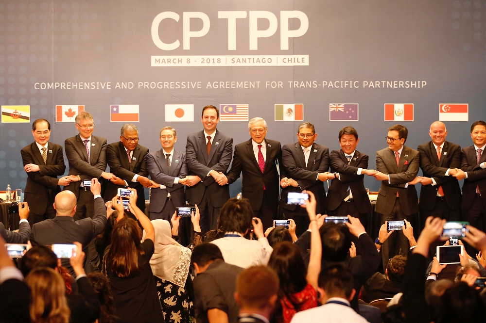 知情官員指出，CPTPP從正式申請前的磋商到入會審查，都採取「共識決」，台灣必須逐一與所有成員國進行談判，大大提高磋商複雜度。（湯森路透）