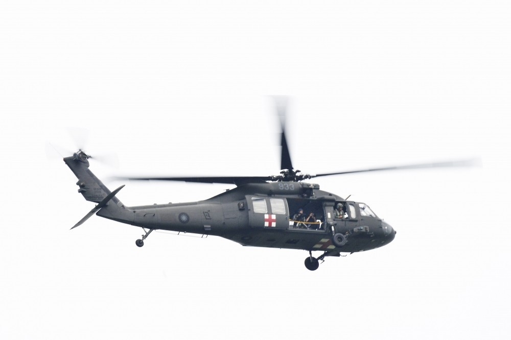 UH-60M黑鷹直升機。（攝影：李智為）