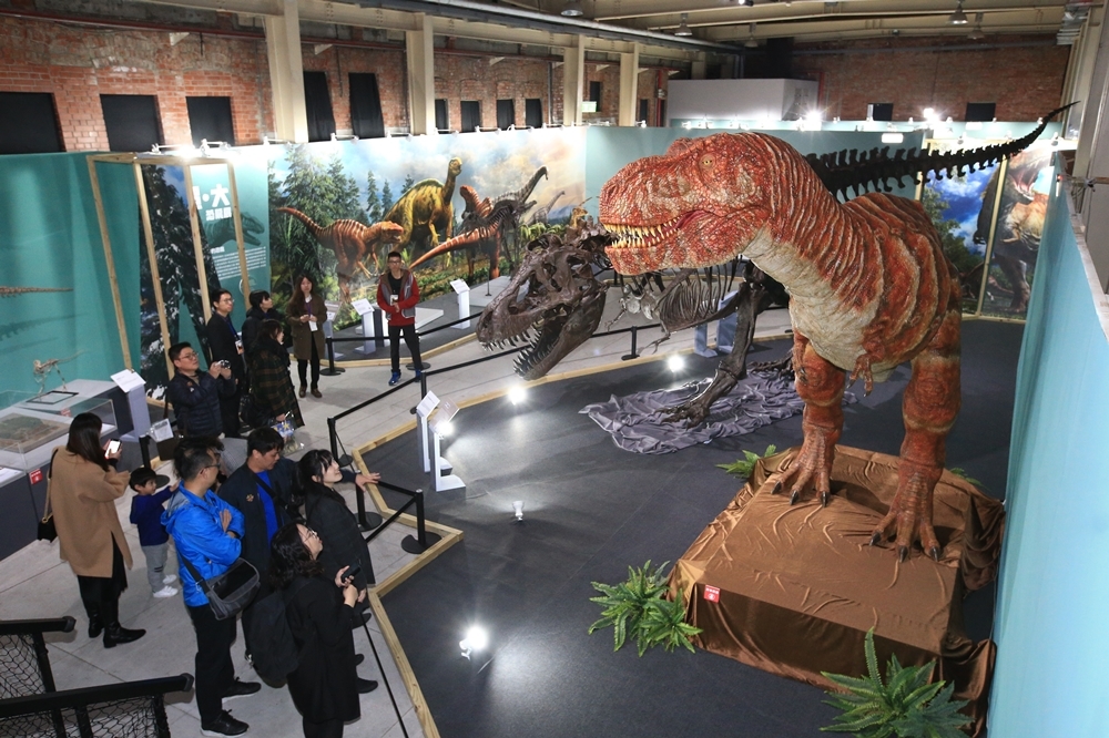 「超．大恐龍展」28日於台北華山文創園區正式開展（聯合數位文創提供）