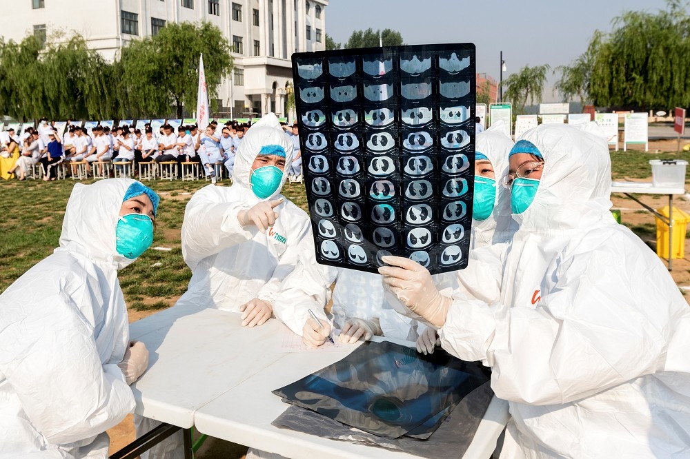中國武漢肺炎首傳死亡病例。（湯森路透）