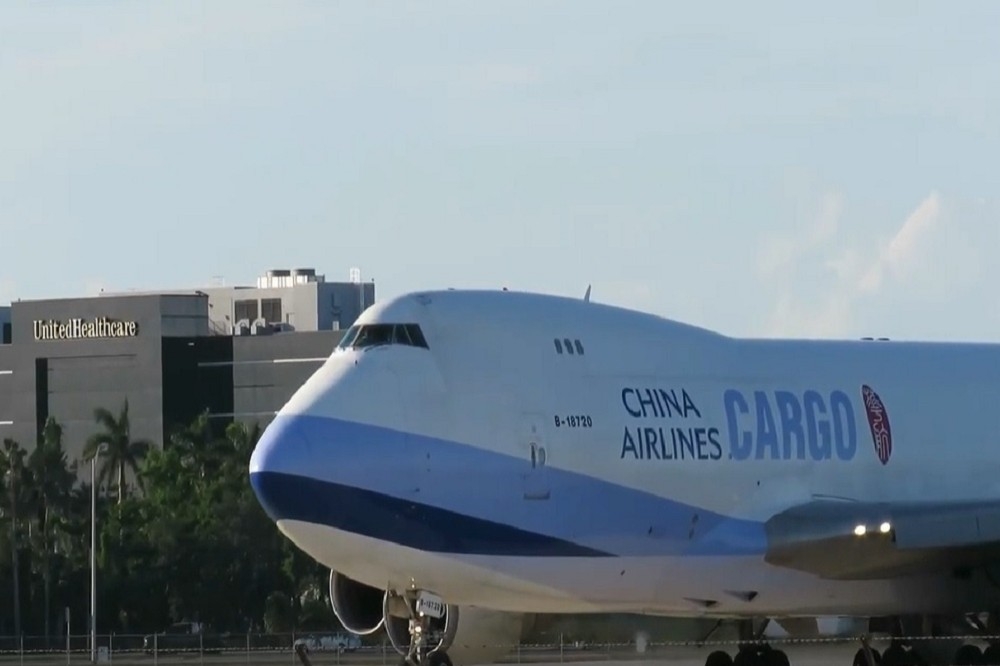 華航貨運營運主力機隊為波音747。（取自Youtube）